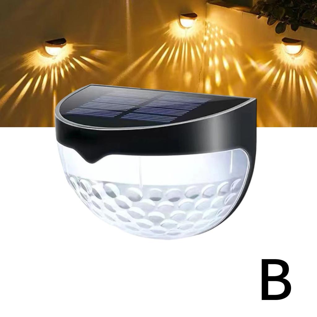 2-8 Pack Outdoor Solar LED Deck Light Garden Patio Pathway Stair Step Fence Lamp