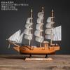 Creative Sailing Model Figurines Living Room TV Cabinet Wine Cabinet Office Table Miniatures Luxury High-end Decor Statua FYFM