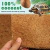 4pcs Pet Terrariums Moisturized Carpet Coconut Fiber Substrate Liner For Snake And Geckos Healthy Habitats Accessory