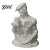 Palm-sized Decor Heart Warrior Figurine, 3D Printed Art Statue for Desk, Detailed Sculpture Minimalist Home Office, Creative Gift Compact Piece