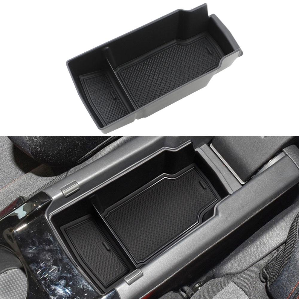 

Автомобильный бокс-подлокотник, бокс для хранения для Peugeot 208 2008 E2008 E208 2019-2024 GT, органайзер, аксессуары, лоток на центральную консоль чёрный