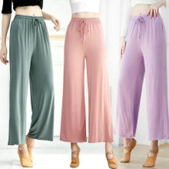 Women’s Irregular Chiffon Skirt Pants for Dance and Yoga