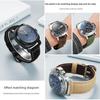 Extended matte crazy horse Frosted leather watchband 22m 24mm For Pam111 441 Hamilton Tissot Omega Casio men Vintage watch strap