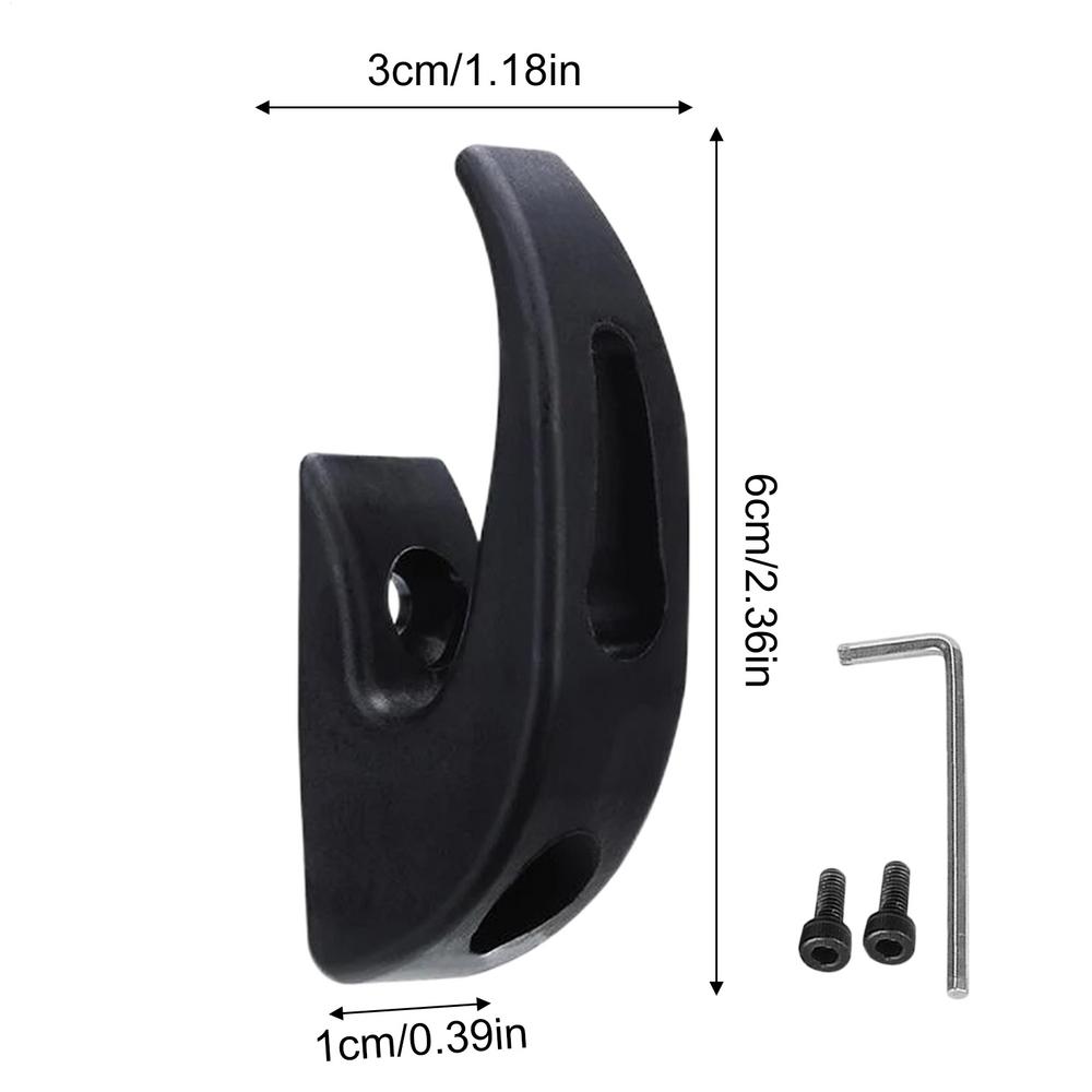 1pc Electric Scooter Front Hook Hanging Handlebar Bags Luggage Electric Scooter Skateboard Storage Hook Hanger Parts Accessories