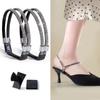 1 Paio Scarpe con Tacco Alto Strass Fascia Anti-allentamento Lacci Diamante Donna Cinghie Tallone Anti-caduta Cintura Elastica Fissaggio Strass Cinghie Fisse
