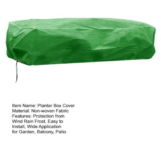 Rectangular Planter Box Protector Protects Plants from Frost Wind Rain Animals Flower Box Cover