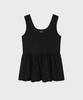Sinun Balloon Mini Dress (Black)