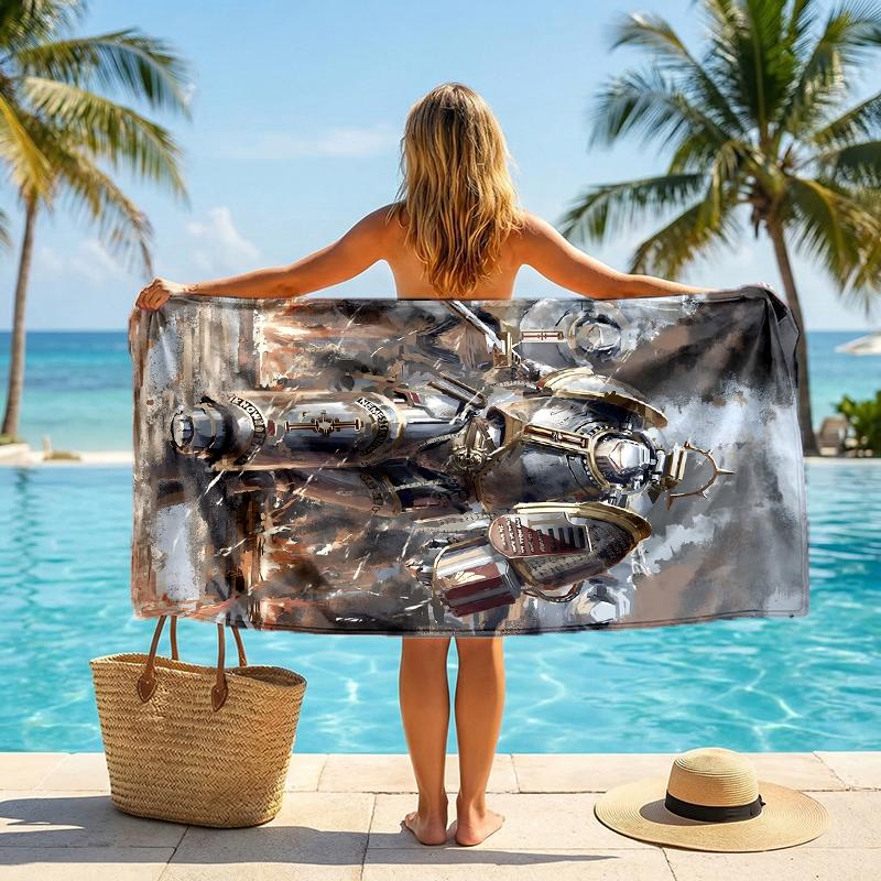 Warhammer Mode Strandtuch: Ideal für Sommerabenteuer Weich, saugfähig und schnell trocknend geeignet zum Schwimmen und Baden