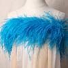 2 Meters Ostrich Feathers Boa Craft Accessories Plumas 6Ply Dress For Wedding Diy Feather Supplies Decoration The Table Crafts