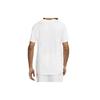 Jordan T Shirts Men's White Crew Neck Moderate Straight Fit CJ6205-100