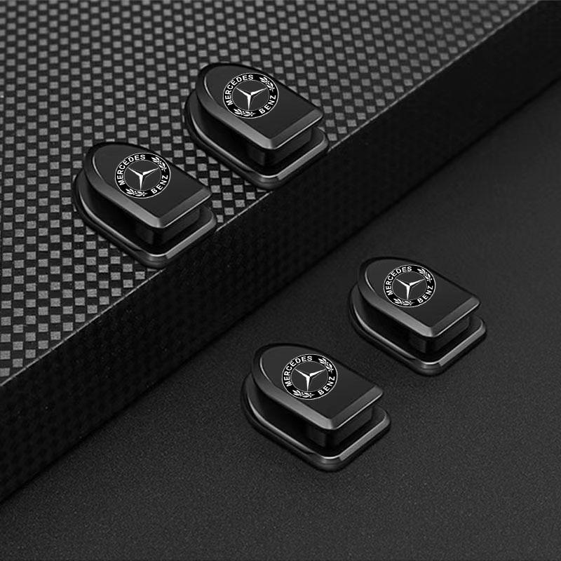 Mini Car Hooks Black Self Adhesive Invisible Hooks Interior Storage Holder For Mercedes Benz AMG W212 W211 W213 W203 W205 W204 A C E B R Class