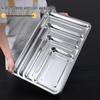 Huihuang 304 Stainless Steel Rectangular Serving Tray