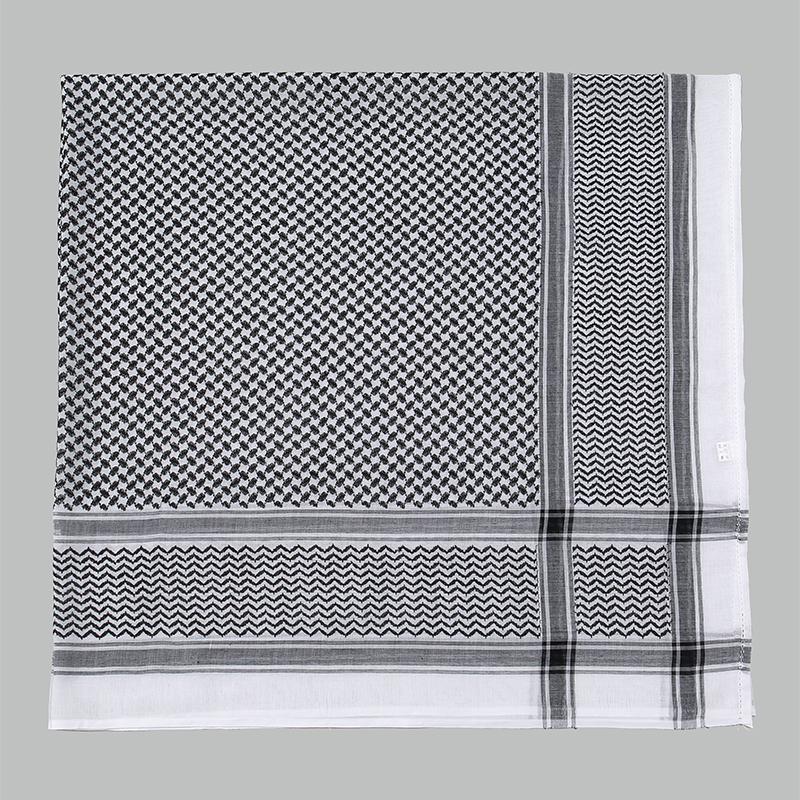 Desert Square Headscarf Arabic Sun Protection Windproof Unisex Tassel Shawl Scarf Abaya Accessories Hijab Women Veil Fashion