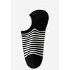 Women's Summer Striped Socks, Sweat-absorbing and Odor-proof Cotton Socks, Non-dropping Heel Invisible Socks, Boat Socks, Short Socks