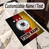 Crystal Velvet Rug Germany national football team Print Custom Name Text Floor Mat Home Decor