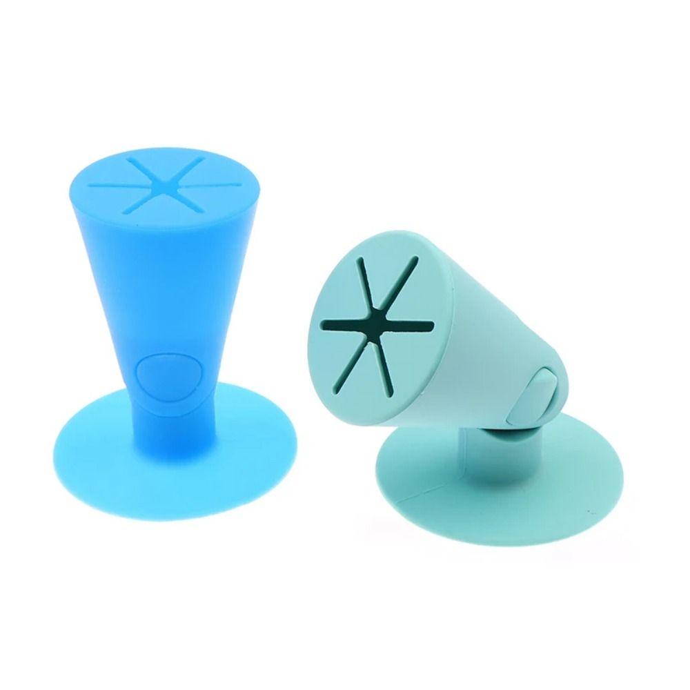 Rotatable Silicone Nail Polish Holder Anti-Spill Nail Polish Bottle Organizer  Manicure Tool