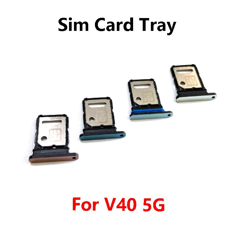 For Vivo V30 V40 Pro Lite 5G SIM Card Tray Slot Holder Adapter Socket Repair Parts