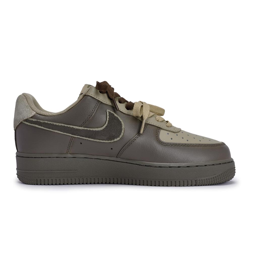 Nike Air Force 1 Rezistente la Alunecare Rezistente la Abraziune Pantofi de Skateboard Joasă Unisex Maro Cafea HQ1176-222(Team80-S-BOX)
