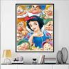 Diamond Painting Snow White and The Seven Dwarfs 5D Rhinestone Mosaic DIY Cross Stitch Gift Home Decor