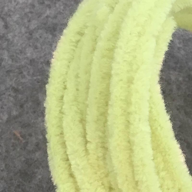 Chibi Maruko-chan Colorful 6mm Wool Chenille Stems for DIY Dragon Doll & Bouquet Crafting