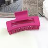 High-End Frosted Solid Color Hair Clip for Women