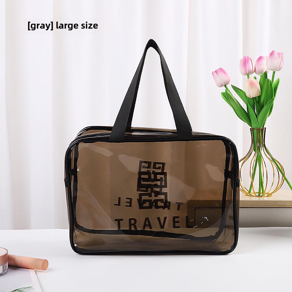 

Водонепроницаемая прозрачная косметичка из ПВХ для путешествий - большой вместимости, портативный органайзер для туалетных принадлежностей