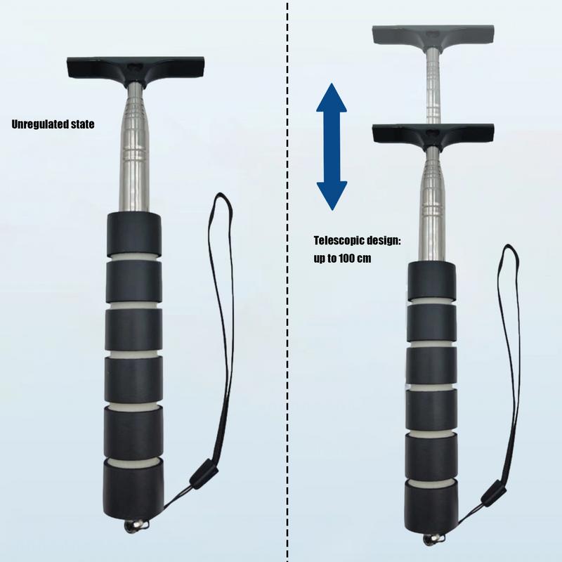 Car Mirror Squeegee Multifunctional Window Squeegee Retractable Squeegee with Telescopic Rod Portable Car Side Mirror Wiper