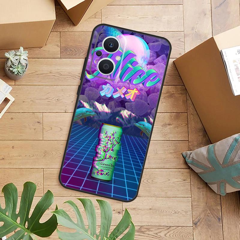 Vaporwave Art Case For OPPO Reno 14F 13F 12F 10 11 12 13 14 Pro 8T 7 8 Lite OPPO Find X8 X6 X5 X9 Pro Cover