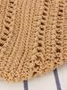 Exquisite Handmade Triangle Knit Shoulder Bag for Beach and Commute