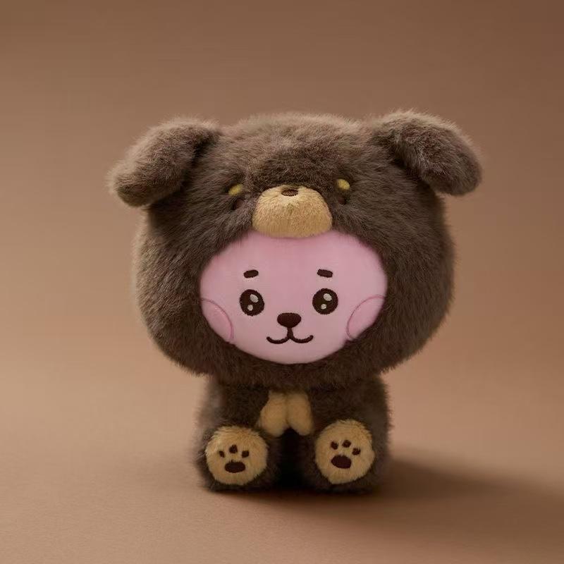 BTS BT21 Βελούδινη κούκλα Kpop Βελούδινο παιχνίδι ζώο έκδοση καθιστή