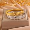 Girls’ High-end, Fashionable and Simple Design Cross-knotted Bracelets for Besties