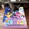 1pc My Little Pony3 Design Printed Area Rug Carpet for Bedroom Living Room Home Decor Rugs Mat Non Slip Mat Rug for Bedside