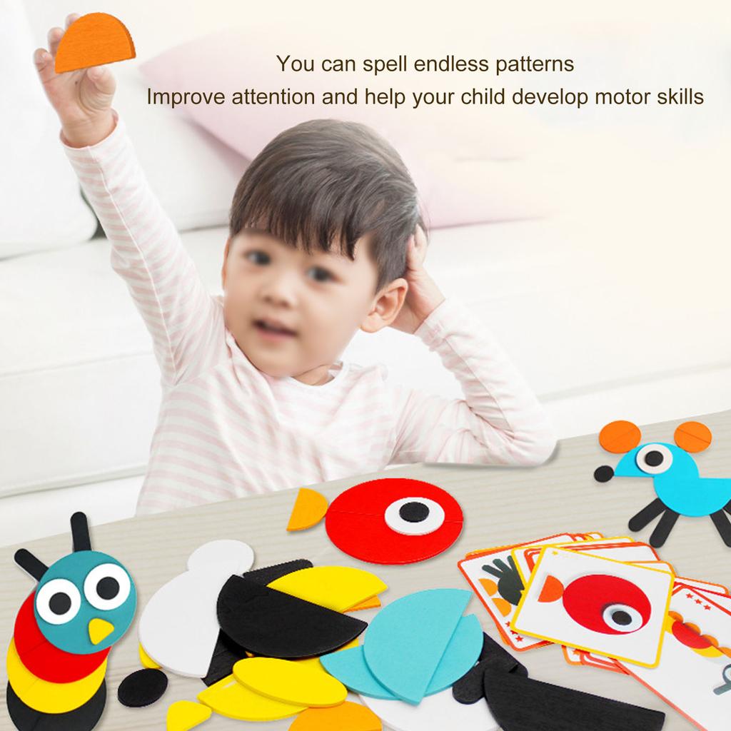 Puzzle Toy Develop Imagination Creativity Easy Use Feels Soft Smoothly Children's ToysPuzzle Toy