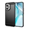 For Honor 400 5G (Global) Case with Screen Film WANLONFENG LS Series Big Lens Hole Brushed Texture TPU Phone Cover