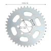 Rear Sprocket Cog 40T Chain Rear Sprocket Steel Chain Wheel Replacement for ATV Bike