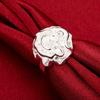 925 Sterling Silver Elegant Rose Flower Women Rings Fashion Jewelry For Female Valentine 'S Day Gifts