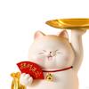 Cat Resin Sculpture: Versatile Organizer for Home and Office Decor