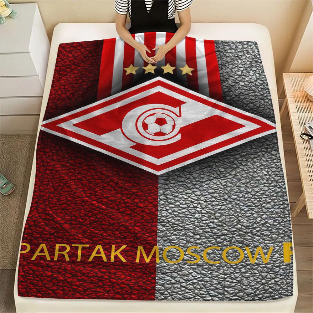 1PC  Spartak Moscow Fight Blanket, High quality Comfortable for All Seasons, Home Decor, Warmth and Comfort
