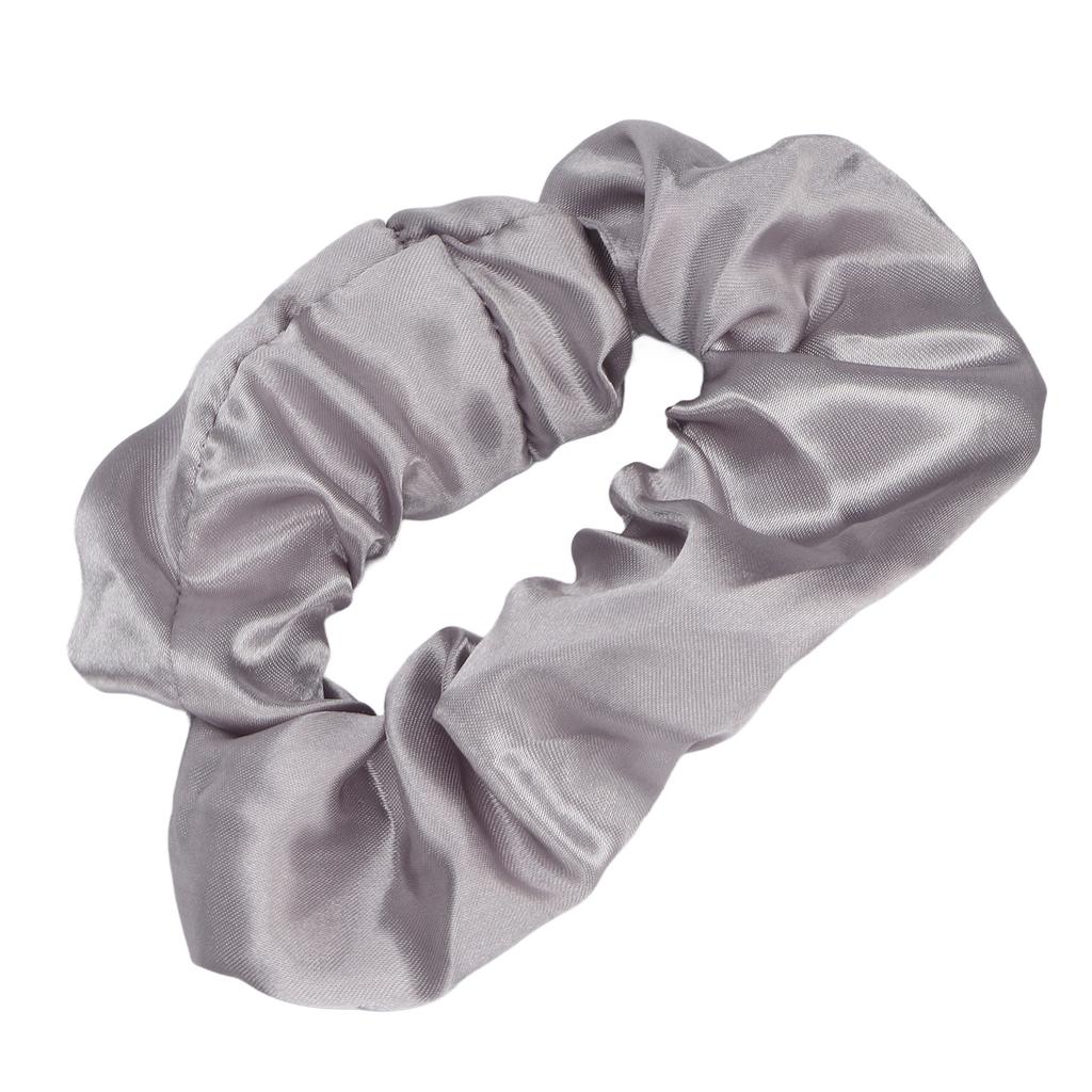 5pcs Light Up Scrunchies Light Up Grey Satin Elastic Glow In The Dark Hair Scrunchy for Women