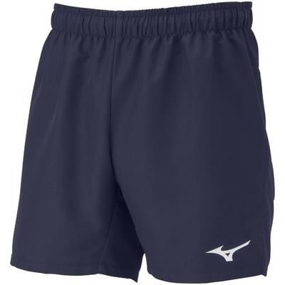 Mizuno Laufshorts und tiefe mittlere Shorts, Feuchtigkeitstransportierend, Schnelltrocknend, U2MB2055, Marineblau,