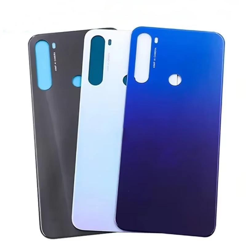 For Xiaomi Redmi Note 8 Battery Cover Rear Housing Door Glass Panel For Redmi Note8 Back Cover Replace