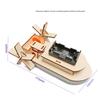 DIY Boat Model Kit Wooden Boat Kit 3D Assembly of Wooden Paddles Creative Teaching Educational Science Electric Boat