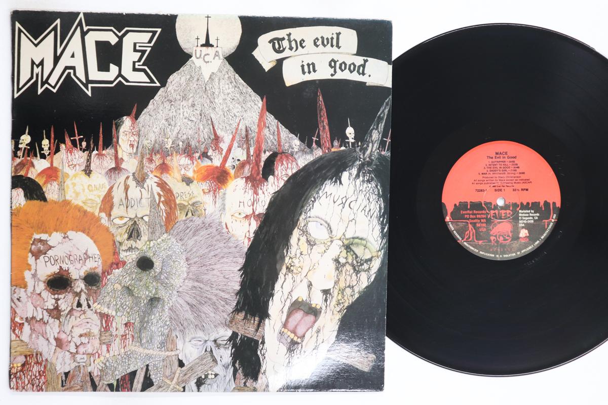 

LP Record MACE The Evil In Good 7722831 MEDUSA RECORDS 1988 US Metal Used