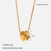 Titanium Steel Women Necklace Fade Resistant Collarbone Chain Minimalist Small Pendant Jewelry Accessory