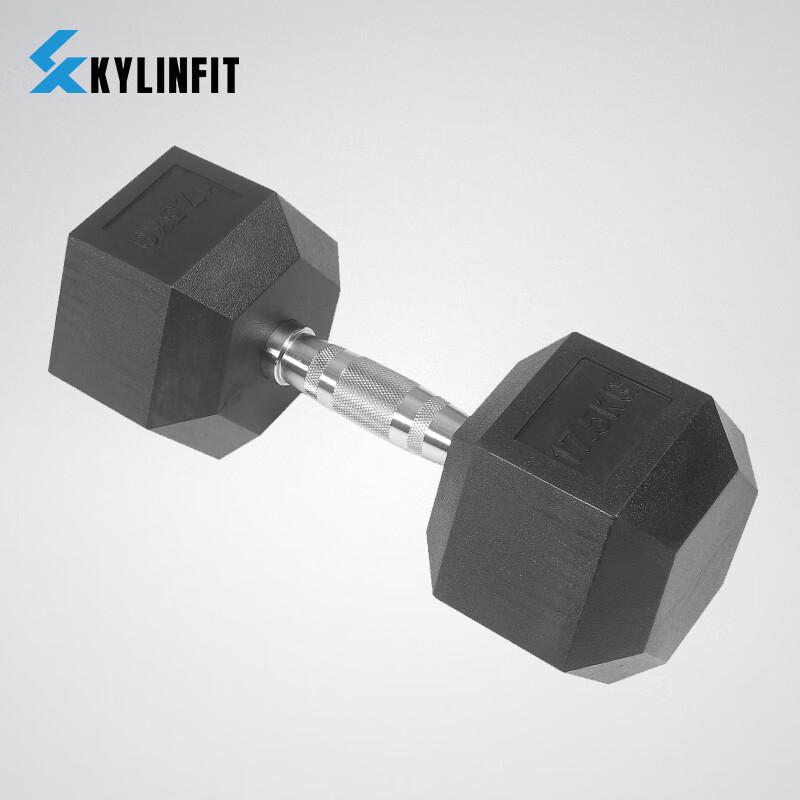Qijun Hexagonal PU Anti-Roll Dumbbell