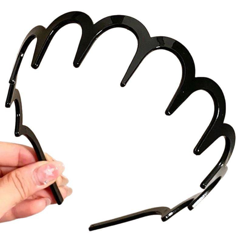 2024 High Elasticity Wave Headband for Women - Stylish Bangs & Summer Face Washing Hair Accessory
