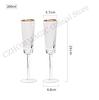 200/350ml 2Pcs Phnom Penh Hammer Wine Glass Goblet Creative Crystal Glass Red Wine Champagne Glass Party Home Glassware Drinking