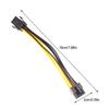 Powered Adapter 6pin To 8pin Adapter, PCI-e 6-pin Male To 8-pin Female Converter For 8pin GPU Video Card