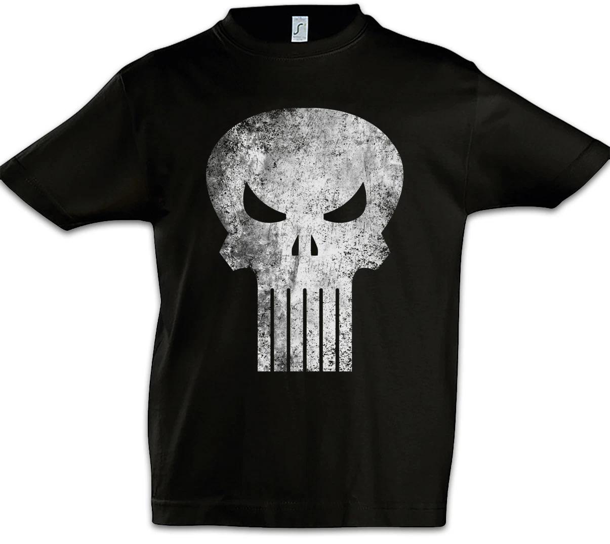 PUNISHER SKULL Kids Boys kids boys T-Shirt Insignia Logo Symbol Hero Comic Frank Castle 100