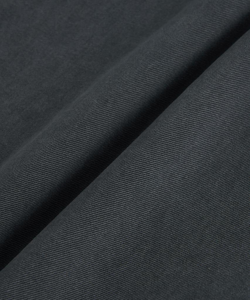 WEST GRAND BOULEVARD Cut-Off Vintage Loose Straight Fatigue Pants Washed Charcoal